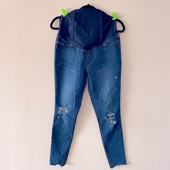 ISABEL MATERNITY by Ingrid & Isabel DISTRESSED FULL PANEL JEAN JEGGINGS - Picture 7 of 7